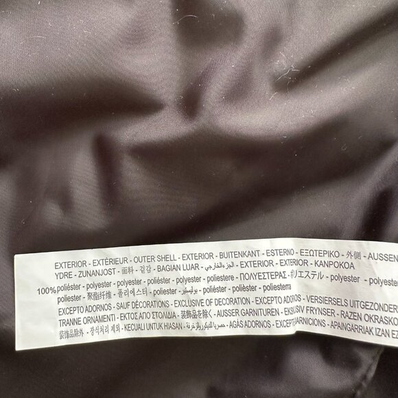 Zara Vest Womens Large Full Zip Mock Neck Quilted Navy Blue Pockets - Picture 10 of 11